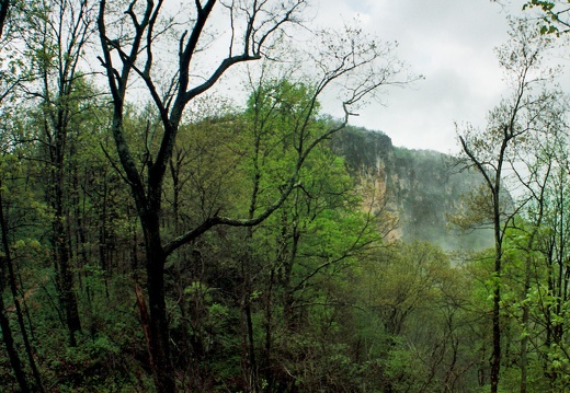 White Rocks with Ridge Trail in lower left